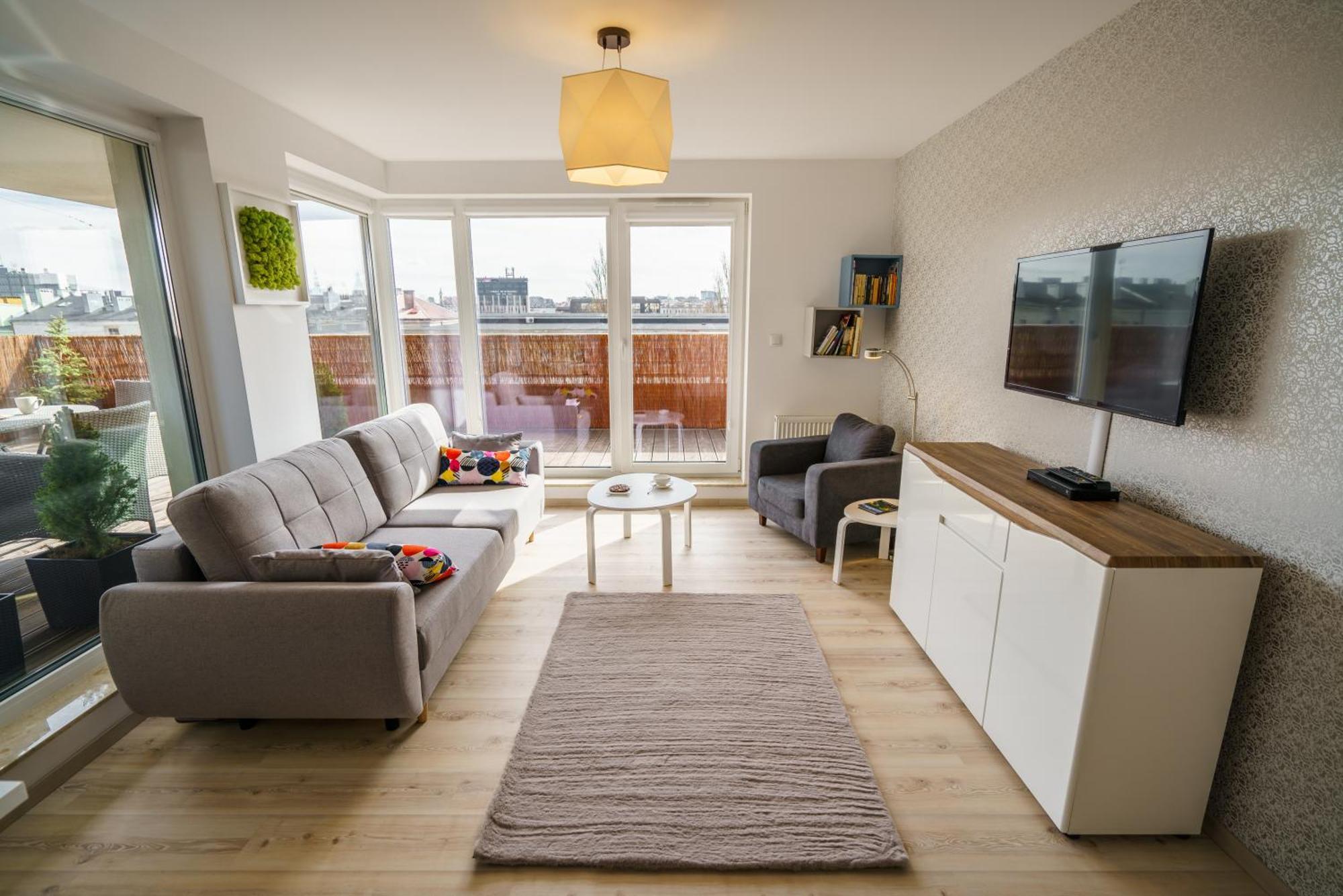 Apartament Z Tarasem Kielce Buitenkant foto