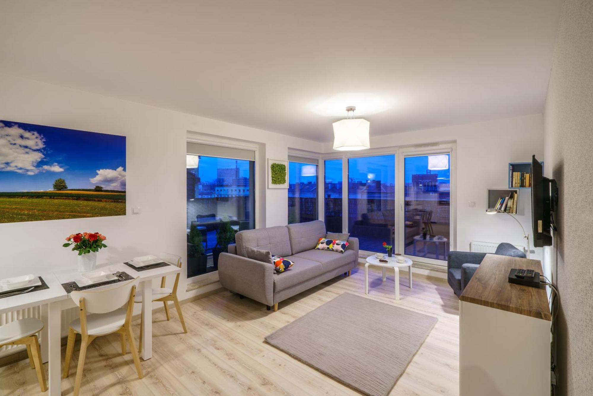 Apartament Z Tarasem Kielce Buitenkant foto